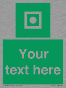 Custom sign safe condition Shipboard general alarm